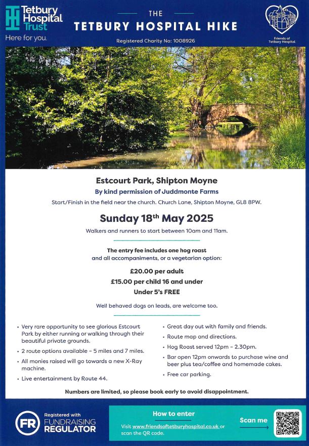Tetbury Hospital Hike - Estcourt Park Shipton Moyne